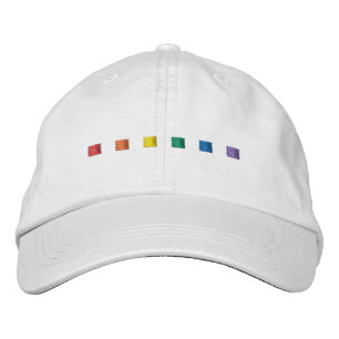 Pride regenboogkleuren lgbtq gay flag minimalist geborduurde pet