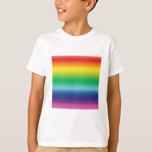Pride regenboogkleuren lgbtq lgbt gay flag kinder  t-shirt
