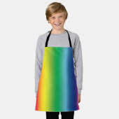 Pride regenboogkleuren lgbtq lgbt gay vlag patroon schort (Gedragen)