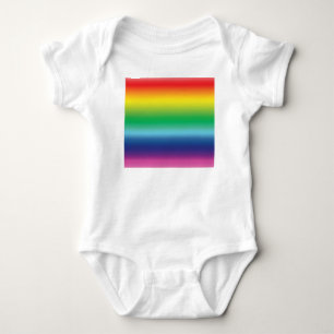 Pride regenboogkleuren lgbtq lgbt homovlag patroon romper