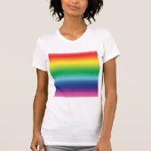 Pride regenboogkleuren lgbtq lgbt homovlag patroon t-shirt (Voorkant)