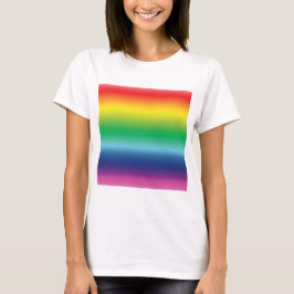 Pride regenboogkleuren lgbtq lgbt homovlag patroon t-shirt