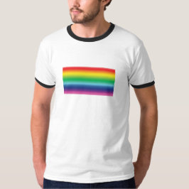 Pride regenboogkleuren lgbtq lgbt homovlag patroon t-shirt