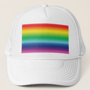 Pride regenboogkleuren lgbtq lgbt homovlag patroon trucker pet