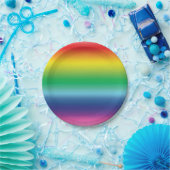 Pride regenboogkleuren lgbtq lgbt papieren bordje (Feest)