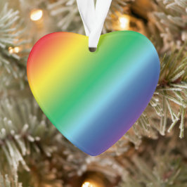 Pride regenboogkleuren patroon lgbtq lgbt kerst ornament