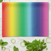 Pride regenboogkleuren patroon lgbtq lgbt theedoek (Gevouwen)