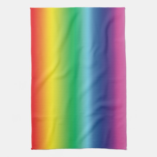 Pride regenboogkleuren patroon lgbtq lgbt theedoek (Verticaal)