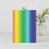 Pride regenboogkleuren verlooppatroon moderne kaar (Staand voorkant)