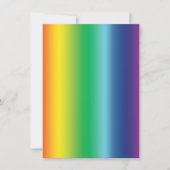 Pride regenboogkleuren verlooppatroon moderne kaar (Voorkant)