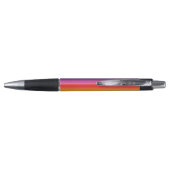 Pride regenboogkleurpatroon lgbt lgbtq pen (Achterkant)