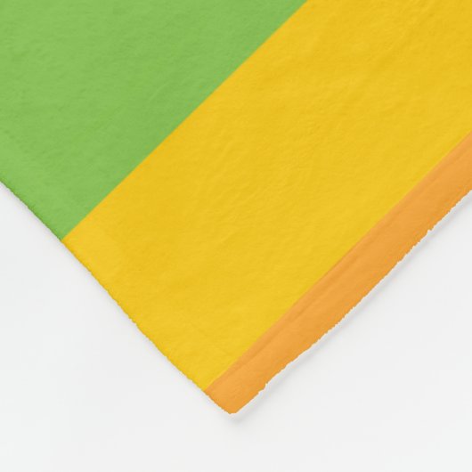 Pride, regenboogkleurstrips fleece deken (Hoek)