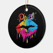 Pride regenboogliften | LGBTQ | Drijflichten Keramisch Ornament (Links)