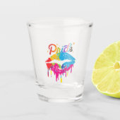 Pride regenboogliften | LGBTQ | Drijflichten Shot Glas (Voorkant)