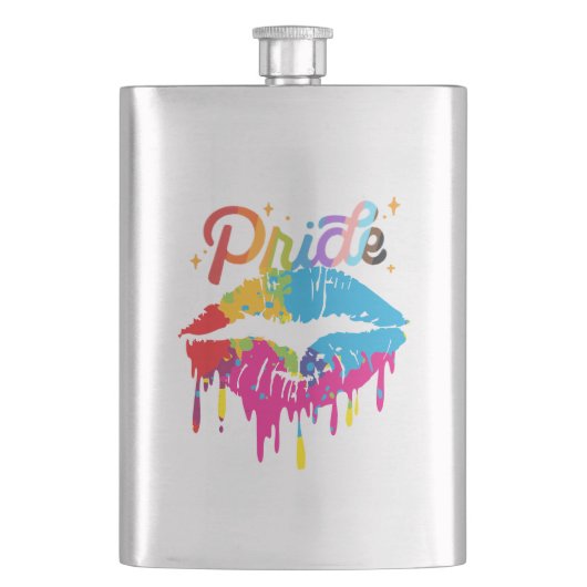 Pride regenboogliften | LGBTQ | Drijflichtkolf Flacon (Voorkant)