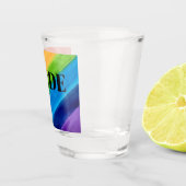 Pride regenboogscheerglas shot glas (Rechts)