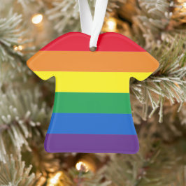 Pride regenboogstrepen gay Lgbtq Kerstmis Ornament