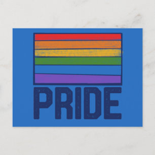 PRIDE-regenboogvlag Briefkaart