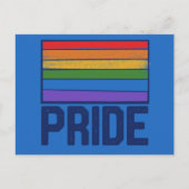 PRIDE regenboogvlag Briefkaart (Voorkant)