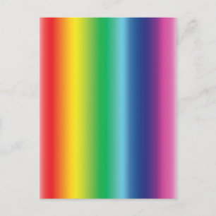 Pride regenboogvlag kleuren gradiënt modern briefkaart
