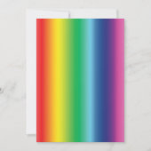Pride regenboogvlag kleuren gradiënt modern kaart (Voorkant)