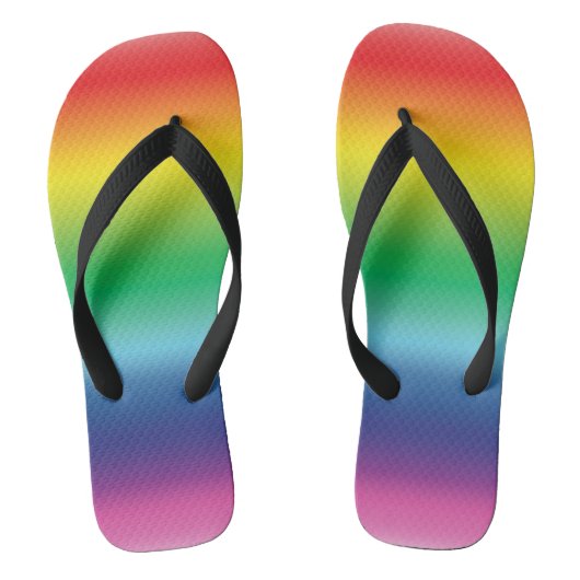 Pride Regenboogvlag Kleuren LGBT LGBTQ Teenslipper Teenslippers (Voetbed)
