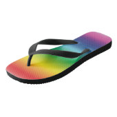 Pride Regenboogvlag Kleuren LGBT LGBTQ Teenslipper Teenslippers (Schuin)