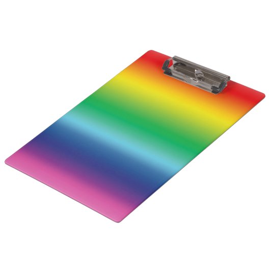 Pride regenboogvlagkleuren lgbt klembord (Gekanteld)