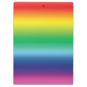 Pride regenboogvlagkleuren lgbt klembord (Achterkant)