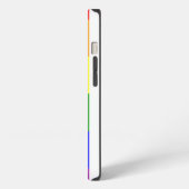 Pride Regenboorlog Moderne en Strakke Ontwerp iPhone Hoesje (Linkerkant)