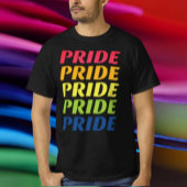 PRIDE Repeat Typografie T-shirt
