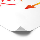 Pride Restrooms Linkerpijlteken LGBTQ Poster (Hoek)