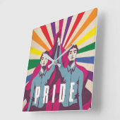  Pride Revolution Square Wall klok (Hoek)