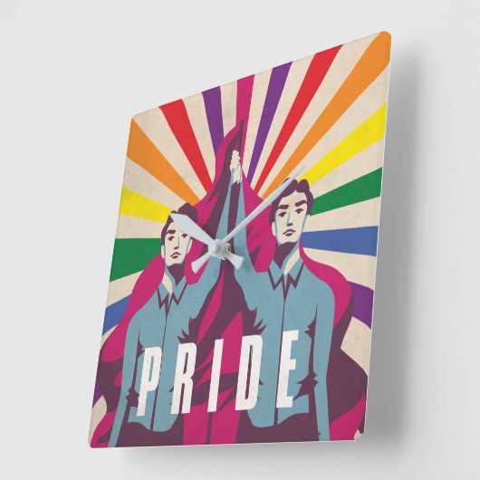  Pride Revolution Square Wall klok (Hoek)