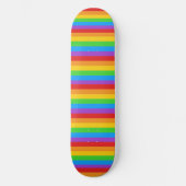 Pride Ride: horizontale regenboogvlag Persoonlijk Skateboard (Voorkant)