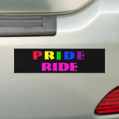 Pride Ride II Bumpersticker (Op auto)