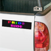 Pride Ride II Bumpersticker (Op Truck)