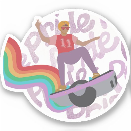 Pride Ride Sticker (Voorkant)