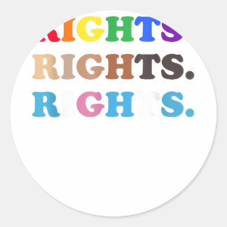 Pride Rights LGBT LGBT Gay transgender pride Copy Ronde Sticker
