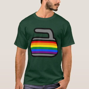 Pride Rocks Curling Rockers vrienden T-shirt