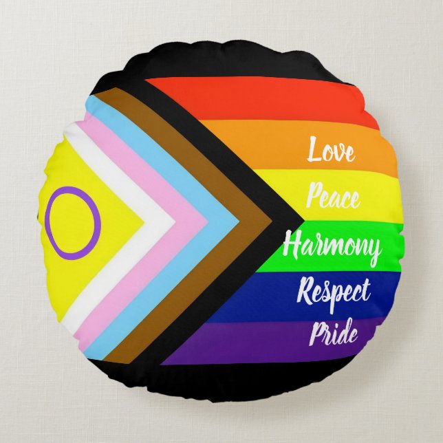 Pride Rond Kussen (Voorkant)