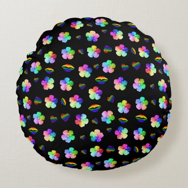 Pride Rond Kussen (Voorkant)