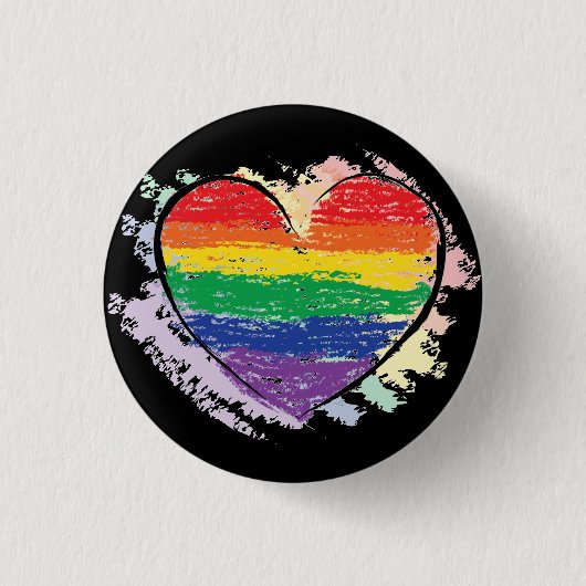 Pride Ronde Button 3,2 Cm (Voorkant)
