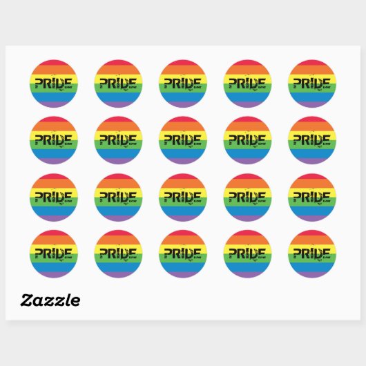 Pride! Ronde Sticker (Vel)