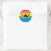 Pride! Ronde Sticker (Tas)
