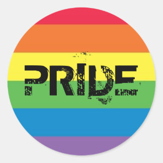 Pride! Ronde Sticker