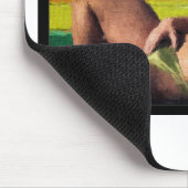 PRIDE Rooftop Hunk - origineel schilderij Muismat (Hoek)