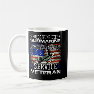 Pride Runs Deep Submarine Service Veteran Flag Pat Koffiemok