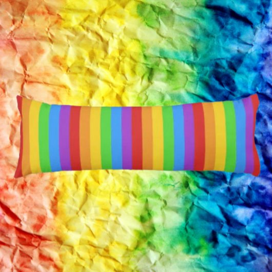 Pride Rust: Regenboogvlag Lichaamskussen
