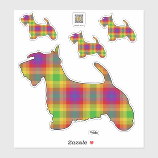Pride Scottie Sticker (Vel)